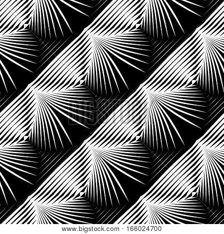 Design Seamless Monochrome Shell Pattern