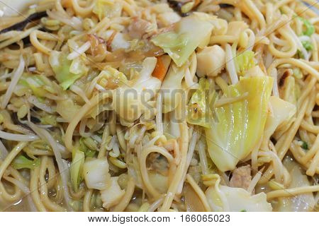 yakisoba close up,literally 
