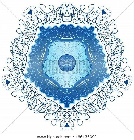 Abstract vector floral ornamental border. Lace pattern design. ornament. Vector ornamental border frame stock vector