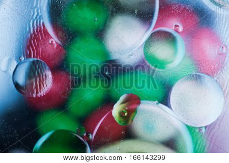 Bright Colored Spots And Drops