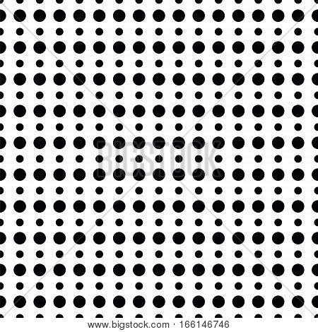 Geometric Line Monochrome Abstract Seamless Pattern With Dot