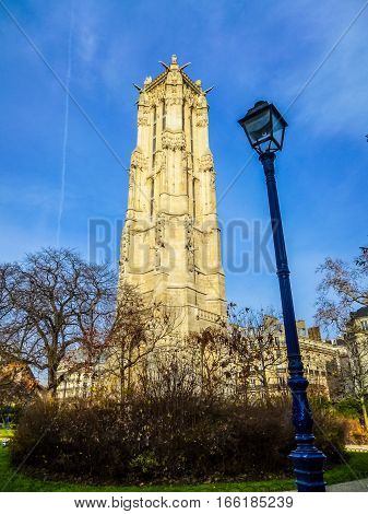 Hdr Tours St Jacques Paris