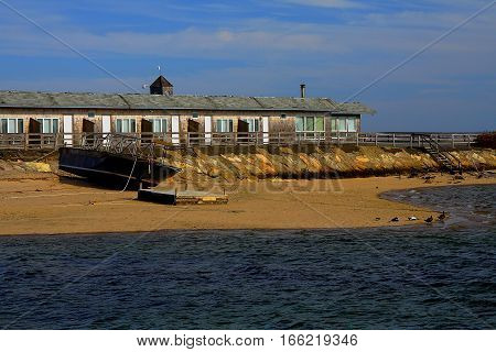 End of season on Cape Cod, Massachusetts