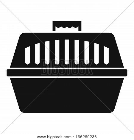 Pet carry case icon. Simple illustration of pet carry case vector icon for web design