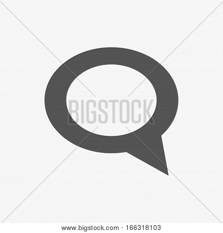 comment icon stock vector illustration flat design