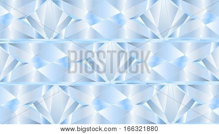 Brilliant diamond blue geometric texture structure vector  background
