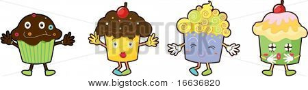 illustration des glaces sur blanc