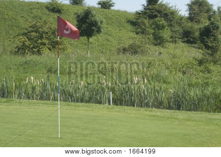 Cinq sur les parcours de Golf avec Pin Hole