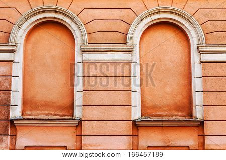 Ancient Arch In The Concrete Wall As A Background For Any Of Your Project