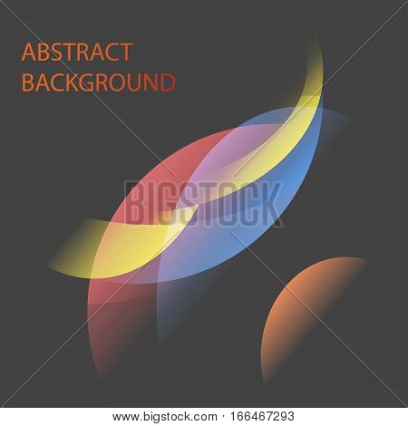 mars and space curve abstract background,vector Illustration EPS10