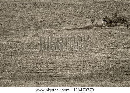 Moravian Fields. The landscape around Kyjov called the Moravian Tuscany Czechia Europe.