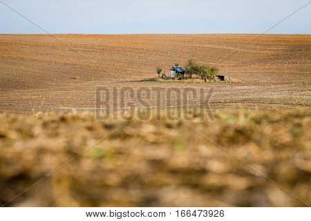 Moravian Fields. The landscape around Kyjov called the Moravian Tuscany Czechia Europe.