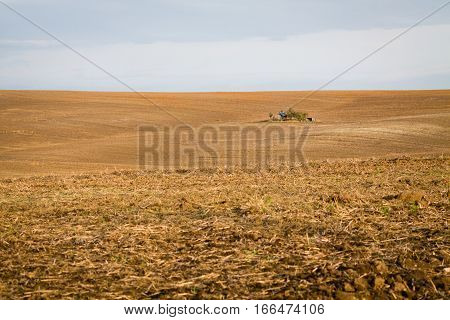 Moravian Fields. The landscape around Kyjov called the Moravian Tuscany Czechia Europe.