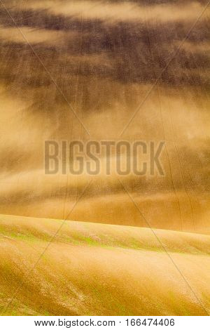 Moravian Fields. The landscape around Kyjov called the Moravian Tuscany Czechia Europe.