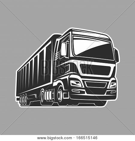 Truck Cargo Freight Logo Template
