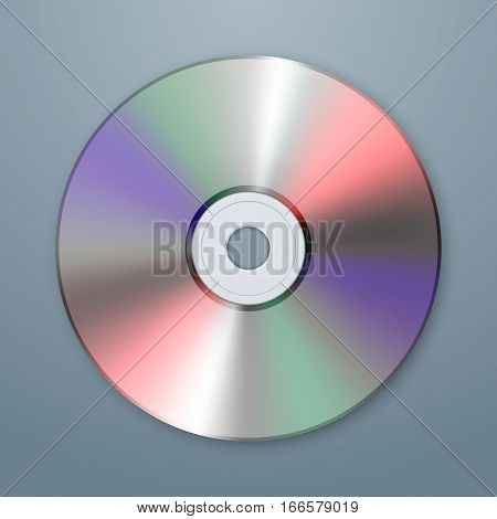 Realistic vector cd icon. Design template. Vector EPS10 illustration.