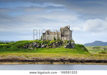 Duart Castle on Isle of Mull Scotland