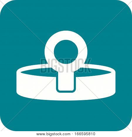 Headlamp, dentist, doctor icon vector image. Can also be used for dentist equipment. Suitable for mobile apps, web apps and print media.