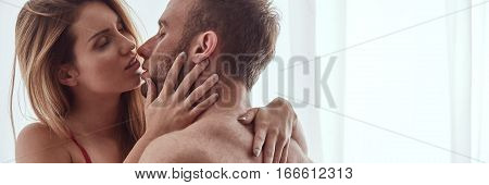 Sexy Couple Kissing