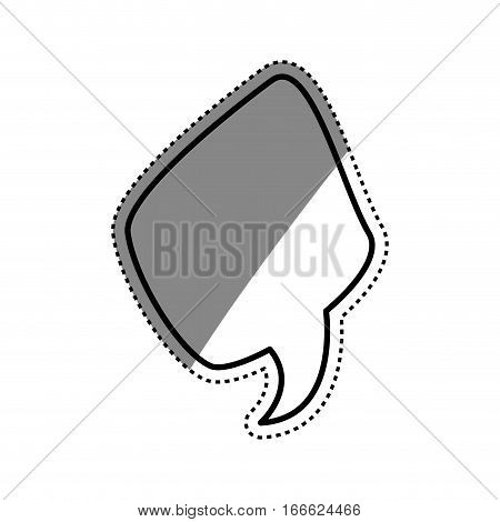 Bubble chat speakbox icon vector illustration graphic design