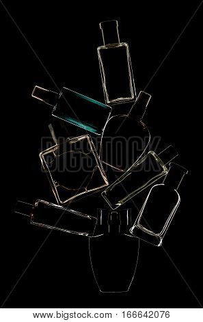 Perfume Bottles Silhouette