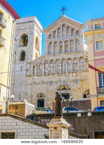 Hdr Santa Maria Cathedral In Cagliari