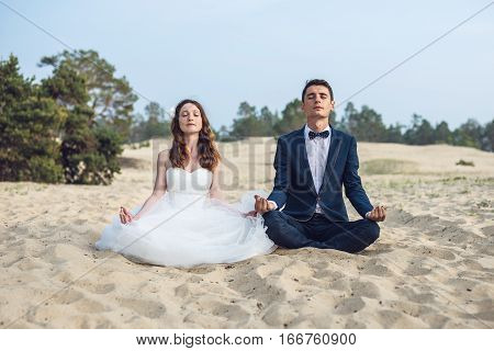 Couple On The Beach. Olkhon Island