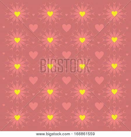 glowing pattern texture of love for happiness