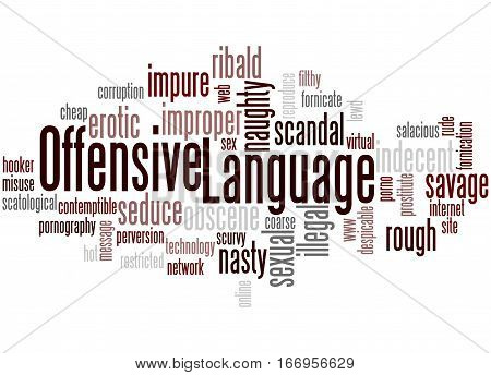 Offensive Language, Word Cloud Concept 6
