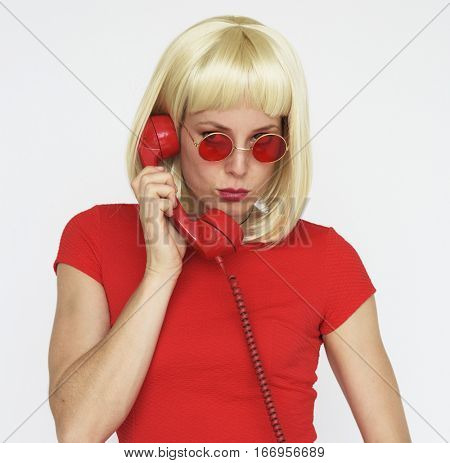 Studio People Shoot Portrait Isolated