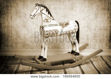 Wooden Rocking Horse