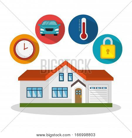 smarthome technology isolated icon vector illustration design
