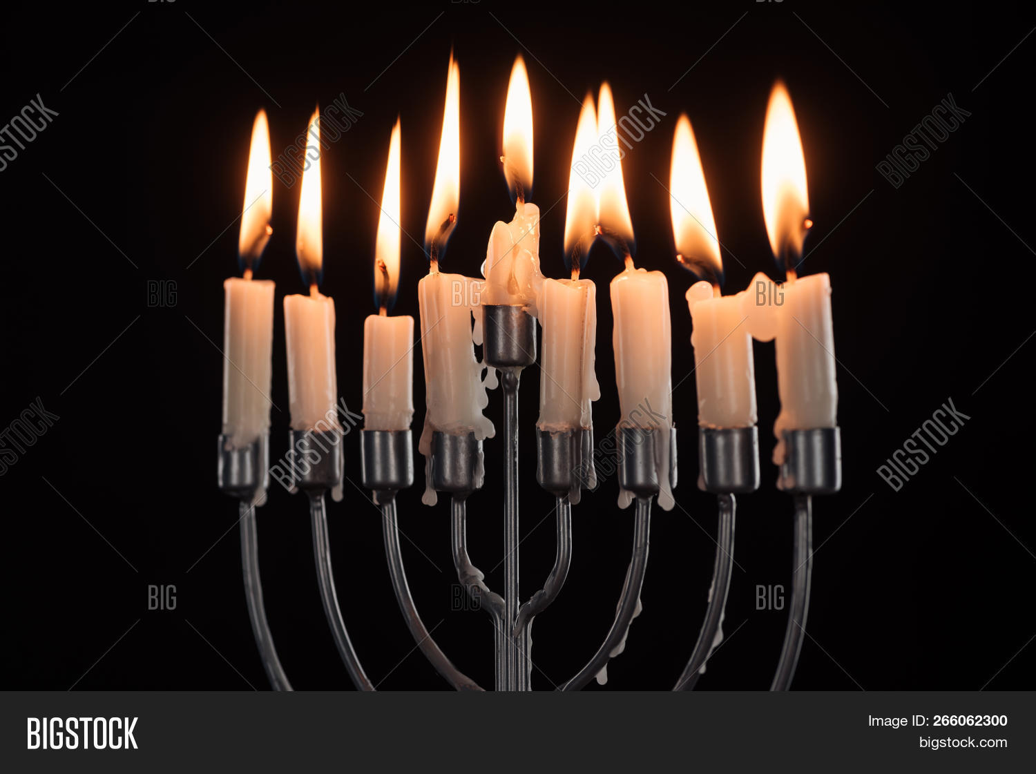 Close View Menorah Image & Photo (Free Trial) Bigstock