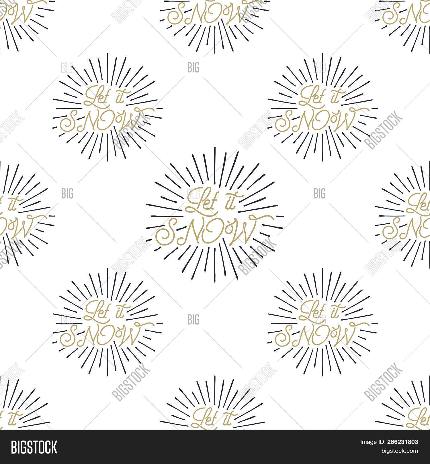 Let Snow Lettering Image Photo Free Trial Bigstock