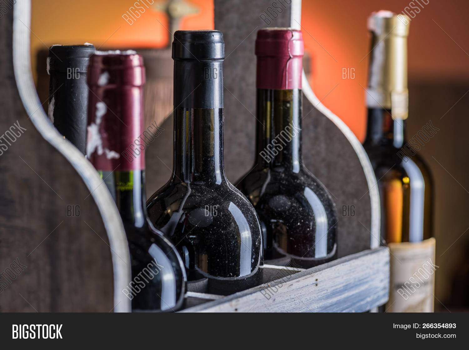 Wine Bottles Wooden Image & Photo (Free Trial) Bigstock