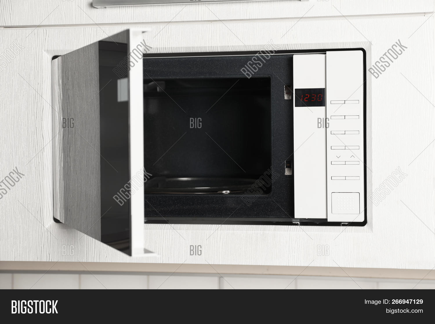 Open Modern Microwave Image Photo Free Trial Stock