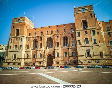Taranto, Italy. October 21, 2017: The Government Building, Located In Taranto, Is The Seat Of The Pr