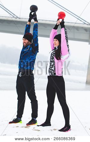 Couple Exercise Outside