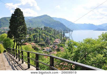 Famosi italiano lago di Como da Villa Serbelloni