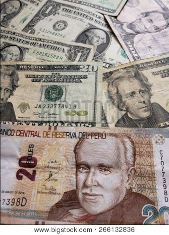 Peruvian Banknote 20 Image Photo Free Trial Stock Peruvian Banknote 20 Image Photo