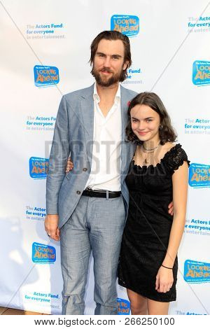 LOS ANGELES - OCT 28:  Tarquin Wilding, Olivia McMurray at the 2018 Looking Ahead Awards at the Taglyan Cultural Complex on October 28, 2018 in Los Angeles, CA