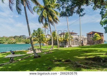 Castillo De San Felipe, Spanish Colonial Fort At The Entrance To Lake Izabal In Eastern Guatemala.