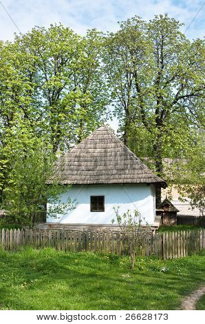 geleneksel çiftlik evi köy Müzesi Bucharest, Romanya