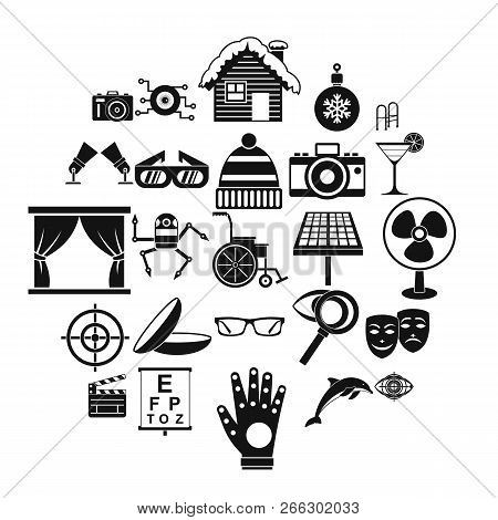 Specs Icons Set. Simple Set Of 25 Specs Vector Icons For Web Isolated On White Background