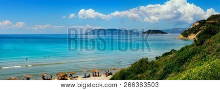 Gerakas beach on Zakynthos island, Greece. Protected nesting site of Caretta Caretta turtle.