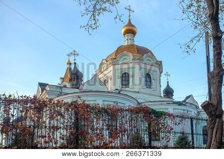 Orthodox Church Of Saint Nicholas The Wonderworker On Three Mountains In Presnensky District Of Mosc