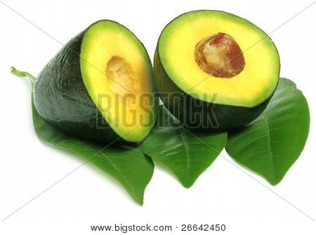 Fruta fresca tropical aguacate