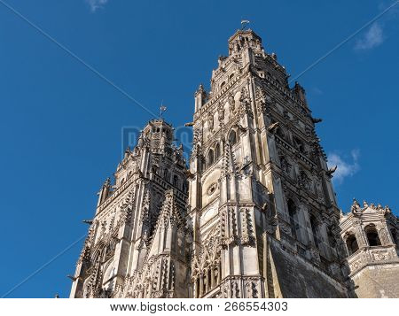 Tours Cathedral Is A Roman Catholic Church Located In Tours, Indre-et-loire, France. Its Name In Fre