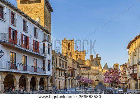 Street In Olite City Center, Navarre, Spain