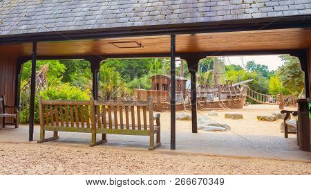London, Uk - May 23 2018: The Diana, Princess Of Wales Memorial Playground Is A Memorial To Diana, P